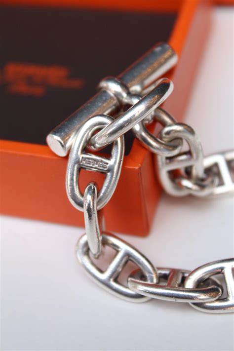 hermes chain of anchor bracelet